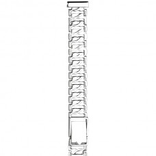 Серебряный браслет для часов (12 мм)